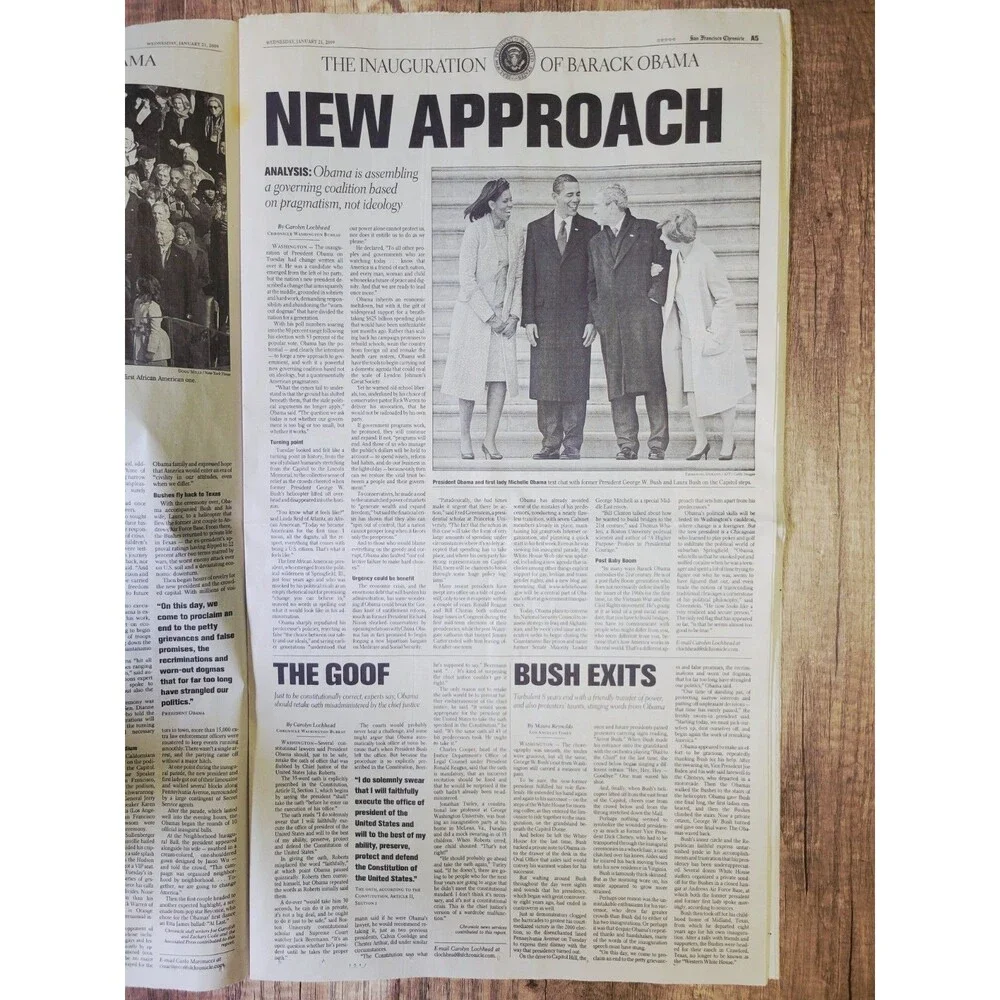 2009 Jan 21: President OBAMA Inauguration Day Special - NY Times New York